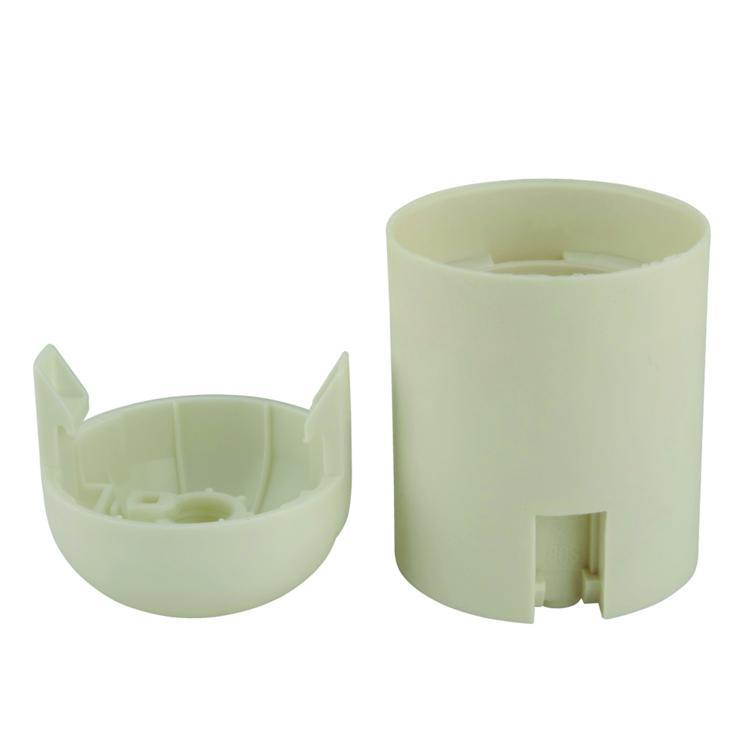 lampen-fassung glattmantel e27 weiß