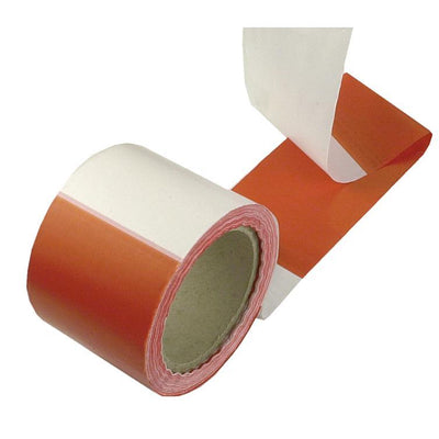 folien-absperrband rot-weiss 80 mm 500 m