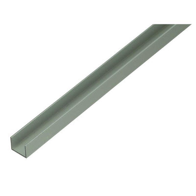 u-profil alu silber 19x15x1,5x16x1000 mm