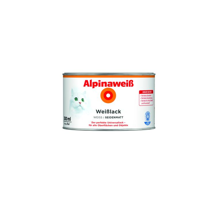 alpinaweiß weißlack seidenmatt 300ml