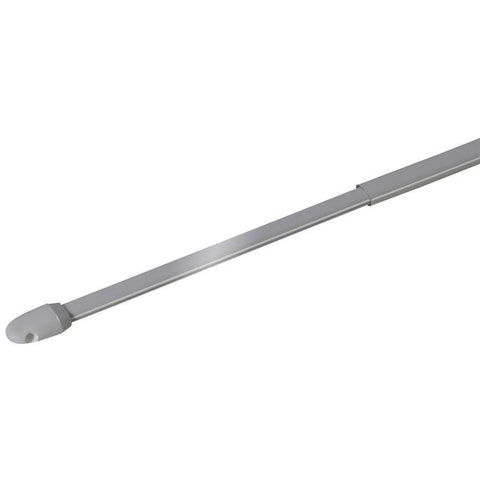 vitragestange simple silber 80-150cm