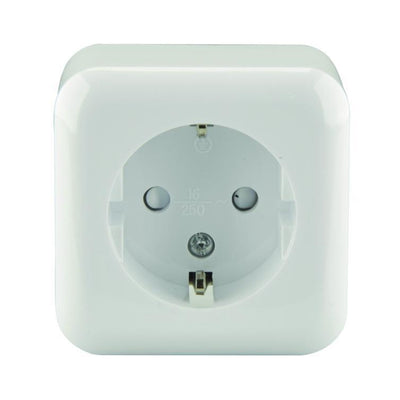 steckdose weiß 1-fach ap standard