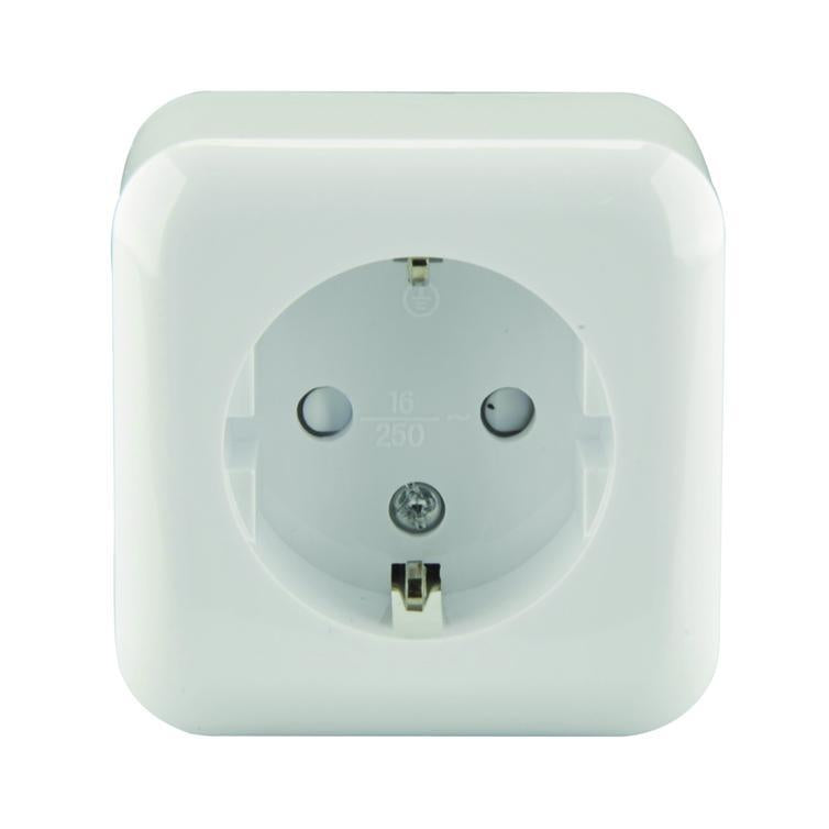 steckdose weiß 1-fach ap standard