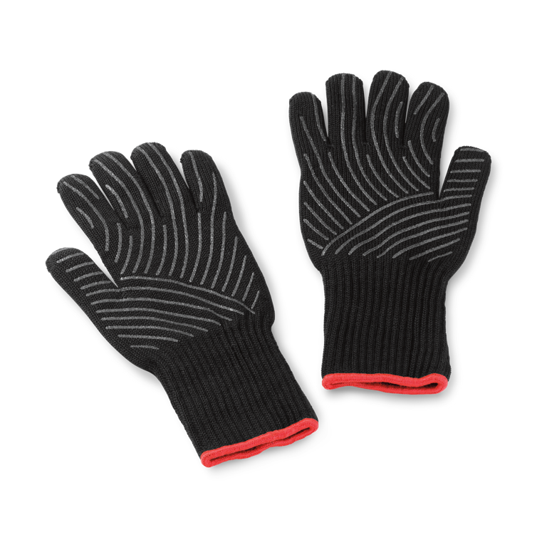 grillhandschuh-set kevlarschwarz (l/xl)