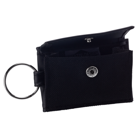brieftasche mini schwarz mit ring