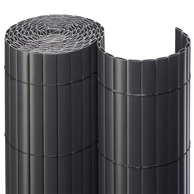 sichtschutzmatte pvc anthrazit 1,0x3,0 m