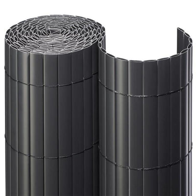 sichtschutzmatte pvc anthrazit 1,2x3,0 m