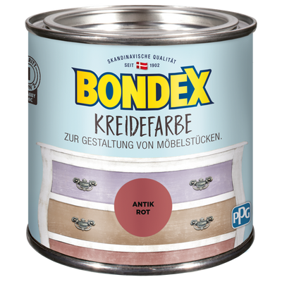 bondex kreidefarbe antik rot 0,5l