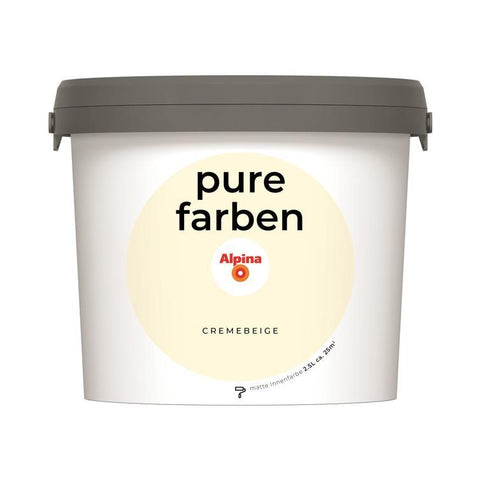 wandfarbe pure farben cremebeige 2,5l