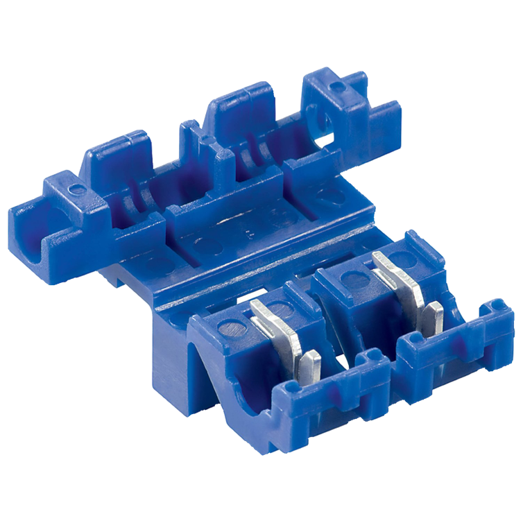 stecksicherungenhalter blau 1,5 qmm