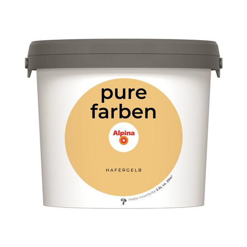 wandfarbe pure farben hafergelb 2,5l