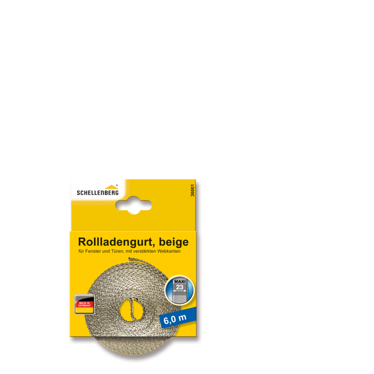 rollladengurt 23 mm/6,0 m beige