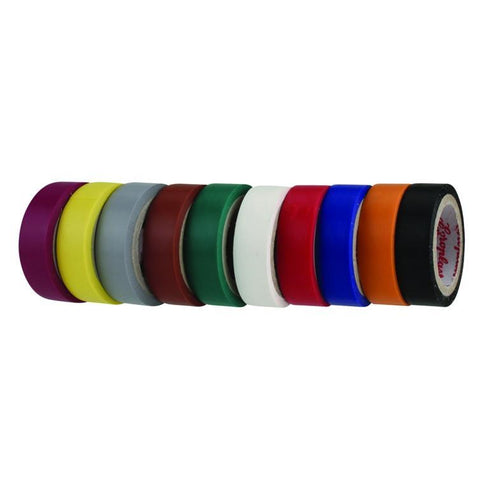 pvc-isolierband farbig 0,15x12mm 10tlg