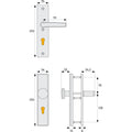 türschutzbeschlag kln314 f1 b. dr. sb