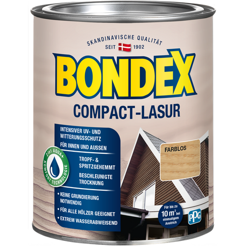 bondex compact lasur farblos 0,75l