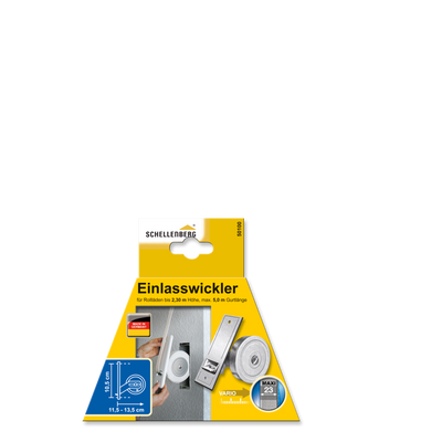 einlaßwickler maxi lochabstand 10,5 cm