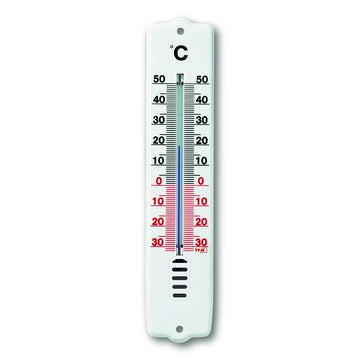thermometer kunststoff weiß