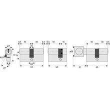 profilzyl. ni. pearl e20 3er-set gl. sb