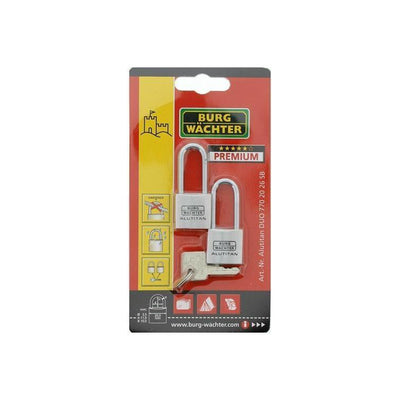 vorhangschlossset alutit. duo770 20 26sb