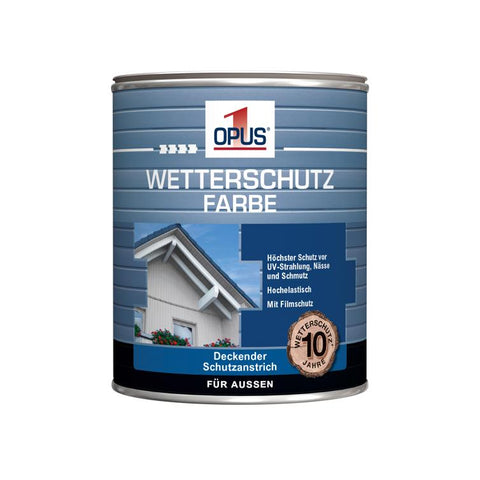 opus1 wetterschutzfarbe grau 750ml