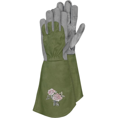 rosenhandschuh rose olive gr. 7