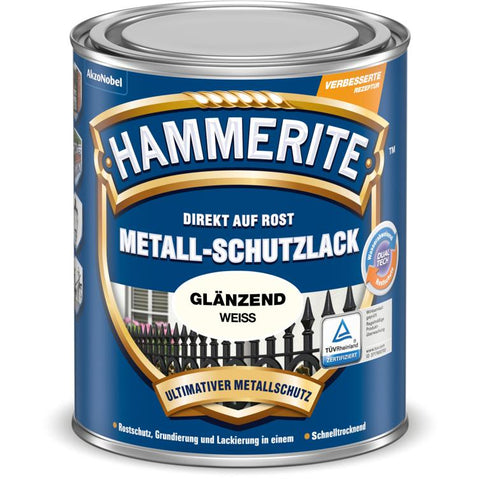 met.schutzlack weiß glzd. 750ml