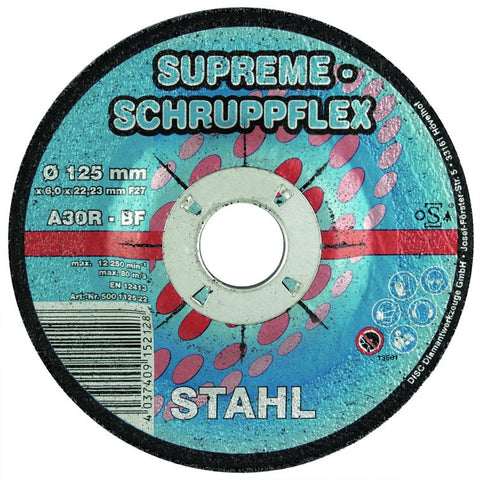 schruppscheibe supreme stahl 125x6,0 mm