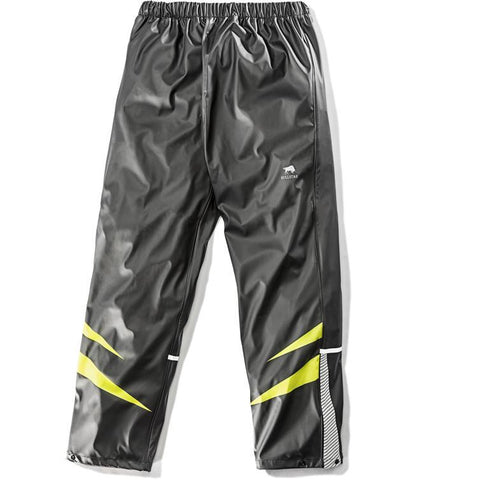 regenbundhose pu ultra schwarz/lime xxxl