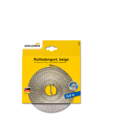 rollladengurt 23 mm/12,0 m beige